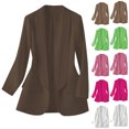 thumbnail image 1 of Women's Blazer Women's Suit Jacket Long Sleeve Solid Color for Work Office Casual - Stylish Comfortable Women's Blazer, 1 of 5