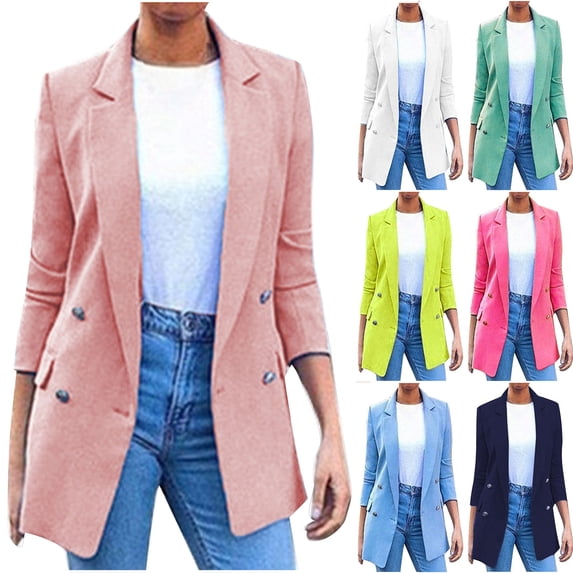 Women's Blazer Women's Suit Jacket Long Sleeve for Work Office Casual - Stylish Comfortable Women's Blazer