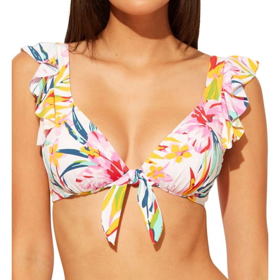 Women's Bleu Rod Beattie B21117 Beachy Keen Ruffle Underwire Swim Top (Multi 8)