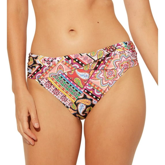 Women's Bleu Rod Beattie C21532 Just Cool Sarong Hipster Swim Bottom (Multi 6)