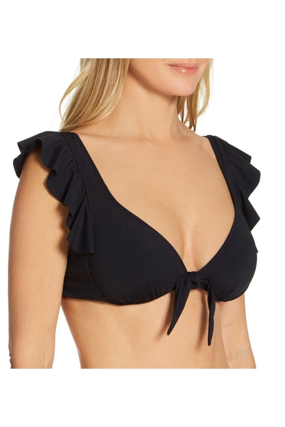 Bleu Rod Beattie Women's Rufflicious Ruffle Underwire Swim Top 4 Black