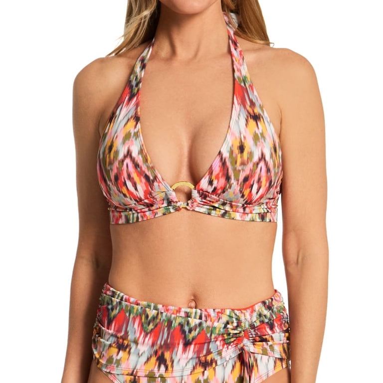 Women's Bleu Rod Beattie FS23107 Free Spirit Halter with Ring Swim
