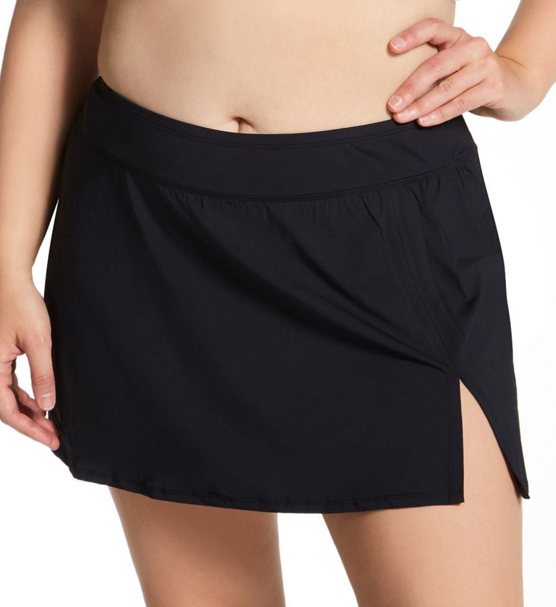 Kore High Waist Skirted Bottom Plus 22W / Black