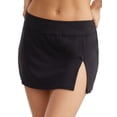 thumbnail image 1 of Women's Bleu Rod Beattie KK00507 Ring Me Up High Waist Skirted Swim Bottom (Black 6), 1 of 2