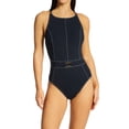 thumbnail image 1 of Women's Bleu Rod Beattie L23230 A Fine Line Cross Back Mio One Piece Swimsuit (Black 12), 1 of 3