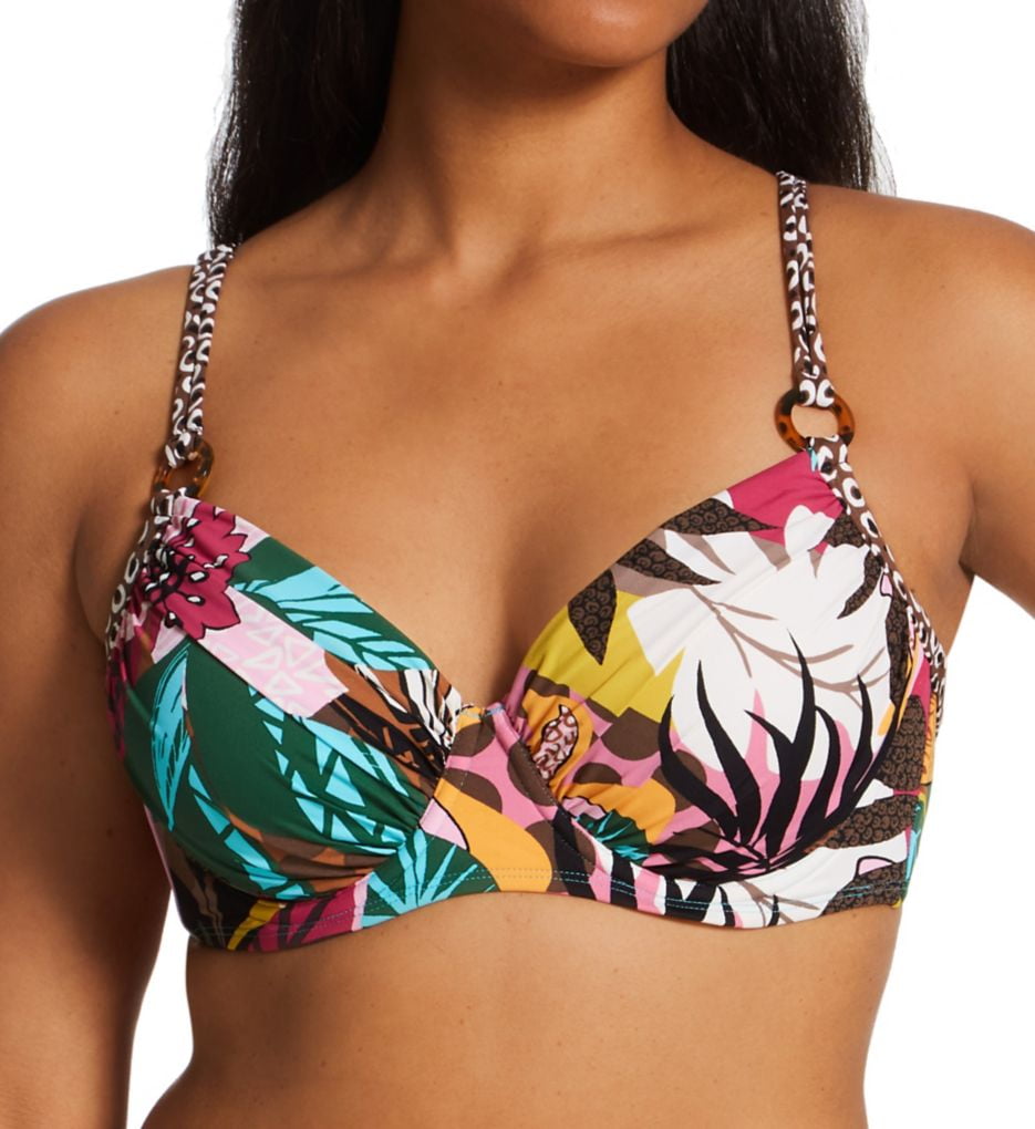 pimpandhost 00179d Women's Bleu Rod Beattie W22346D Run Wild Underwire Molded Bikini Swim Top  (Multi 38D) - Walmart.com