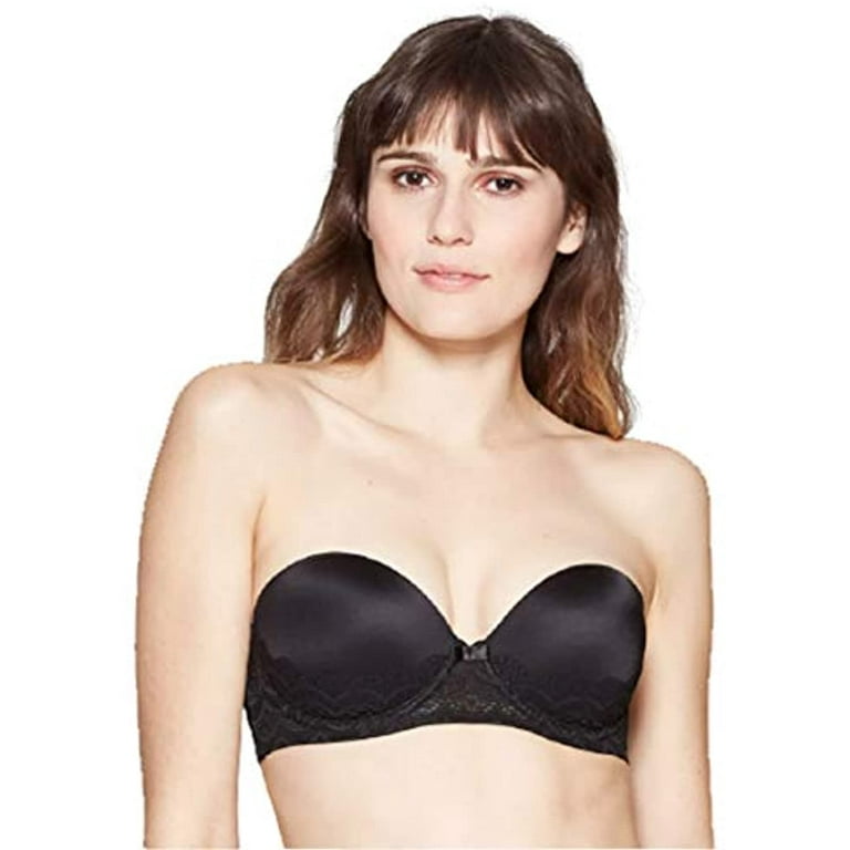 Women's Bliss Lightly Lined Wirefree Bra with Lace - Auden Light Gray 32B