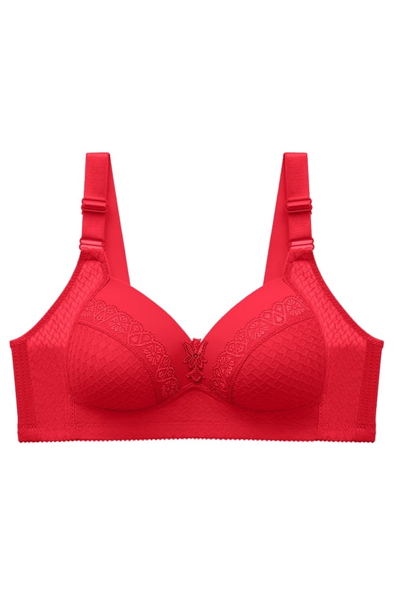 Women's Blissful Comfort Bra Push Up Full Coverage Smoothing Everyday Flex Fit Support Underwire T-Shirt Bras