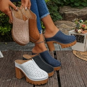 Block Heel Mules display picture 1