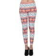 thumbnail image 1 of Women's Blooming Winter Design Full Length Stretchy Leggings, 1 of 5