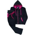 thumbnail image 1 of Women's Blossoms Jogging Sweat Jacket & Sweatpants Full Suit outfit, 1 of 2