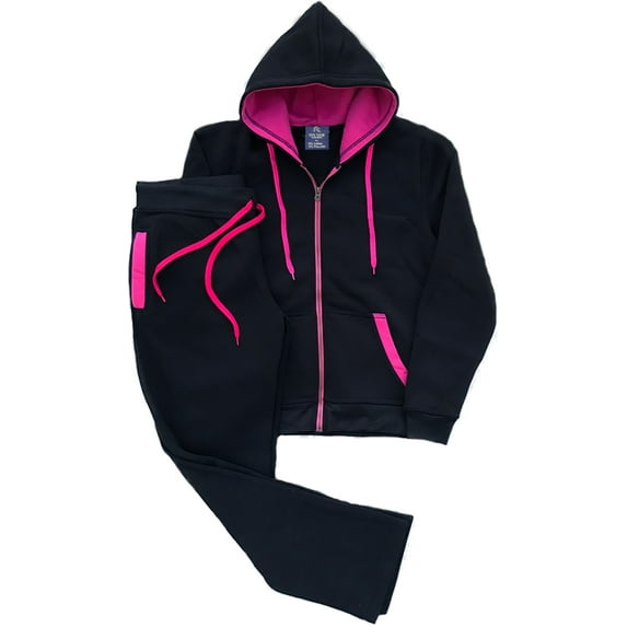 Women's Blossoms Jogging Sweat Jacket & Sweatpants Full Suit outfit