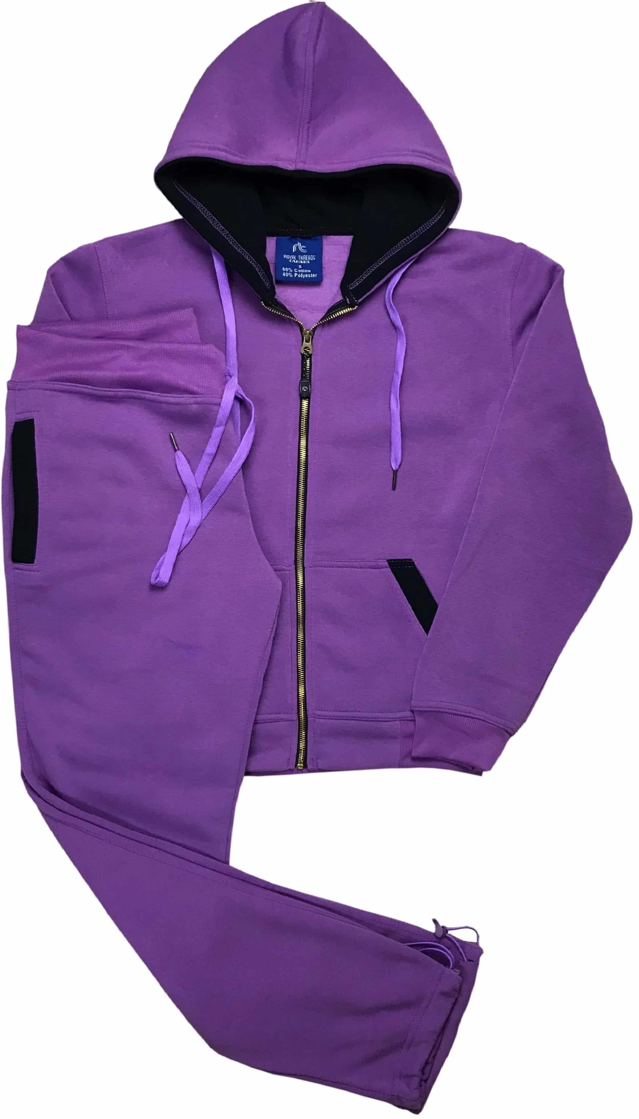 Women's Blossoms Jogging Sweat Jacket & Sweatpants Full Suit outfit