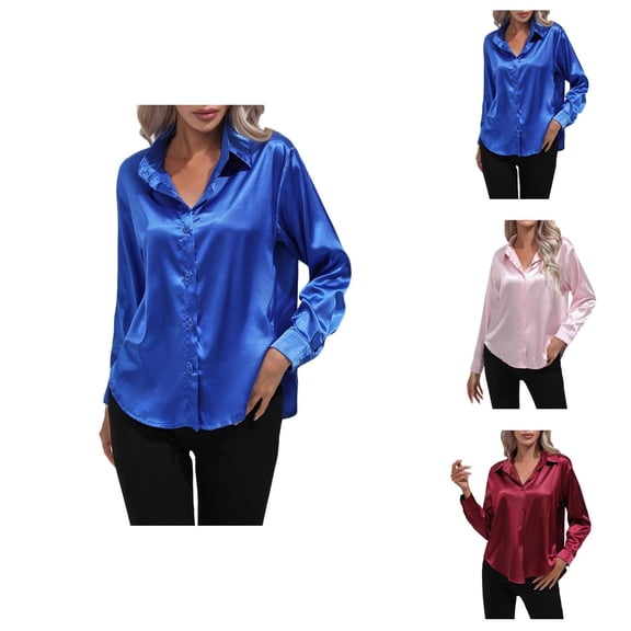 Women’s Blouses Floral Print – Ärmellose Tunika mit Rüschen Für Beach Vacation oder Frühlingstage Womens Loose Buttons Down Pocket Blouse Tops Solid Casual Long Sleeve Shirt