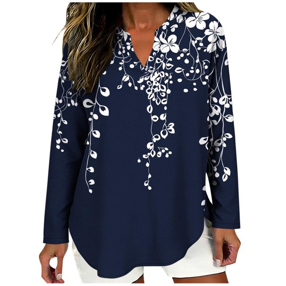 Women's Blouses V Neck Dressy Casual Long Sleeve Tops Business Work Raglan Shirts Fashion