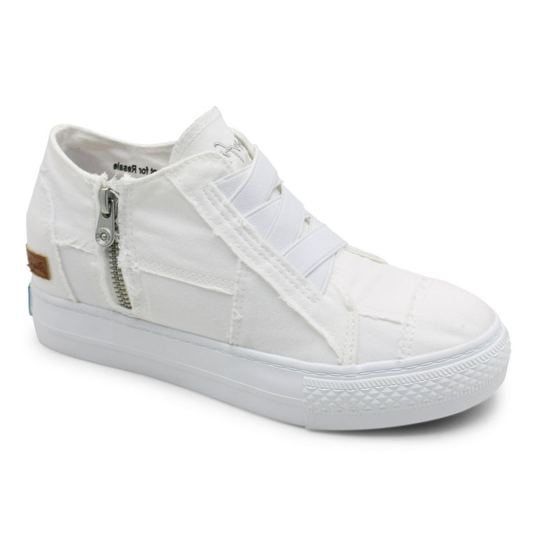 Women s Blowfish Malibu Mama Wedge Sneaker in White