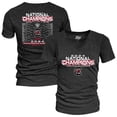 thumbnail image 1 of Women's Blue 84 Black South Carolina Gamecocks 2024 NCAA Women's Basketball National Champions Bracket V-Neck T-Shirt, 1 of 3
