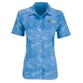 thumbnail image 1 of Women's Blue Appalachian State Mountaineers Vansport Pro Maui Button-Up Shirt, 1 of 1