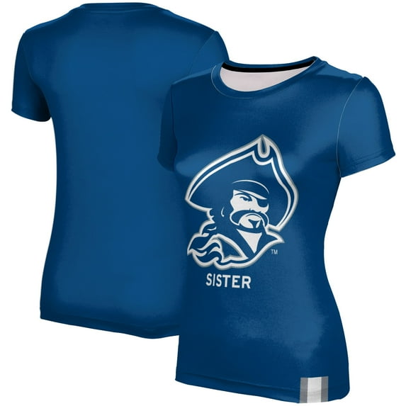 Women's Blue Blinn College Buccaneers Sister T-Shirt