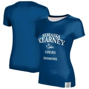 Women's Blue Nebraska-Kearney Lopers Swimming T-Shirt