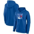 thumbnail image 1 of Women's Blue New York Rangers Primary Logo Pullover Hoodie, 1 of 3