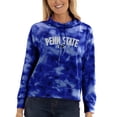 thumbnail image 1 of Women's  Blue Penn State Nittany Lions Maddie Tie-Dye Tri-Blend Pullover Hoodie, 1 of 2
