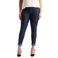 thumbnail image 1 of Women's Blue Stretch Denim Skinny Jeans, 1 of 5