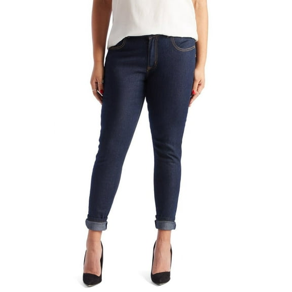 Women's Blue Stretch Denim Skinny Jeans