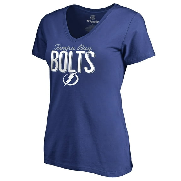 Women's Blue Tampa Bay Lightning Nostalgia T-Shirt