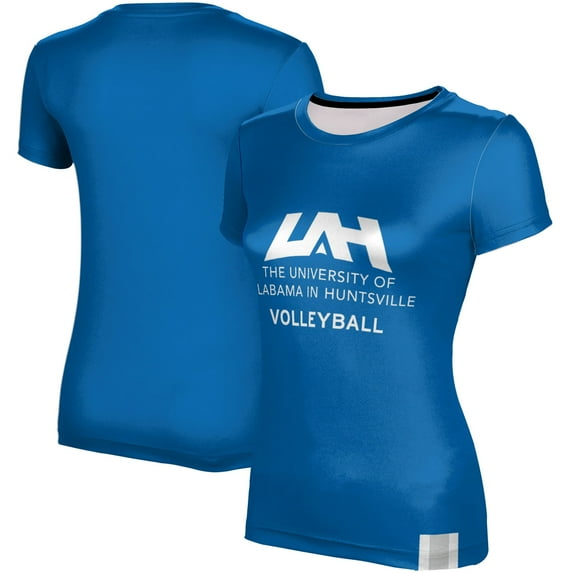 Women's Blue UAH Chargers Volleyball T-Shirt