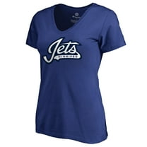 Women's Blue Winnipeg Jets Team Alternate V-Neck T-Shirt