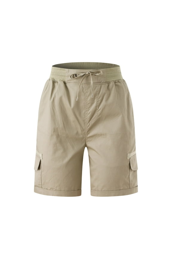 Women's Board Shorts Jean Shorts Shorts For Women Cargo Shorts Knee Length 6 Pockets Elastic Waist Long Shorts For Summer Casual,Lee Shorts for Women(Size:XL)