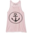 thumbnail image 1 of Women's Boat Anchor Printing Flowy Racerback Tank Top, 1 of 2