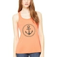 thumbnail image 1 of Women's Boat Anchor Printing Flowy Racerback Tank Top, 1 of 1