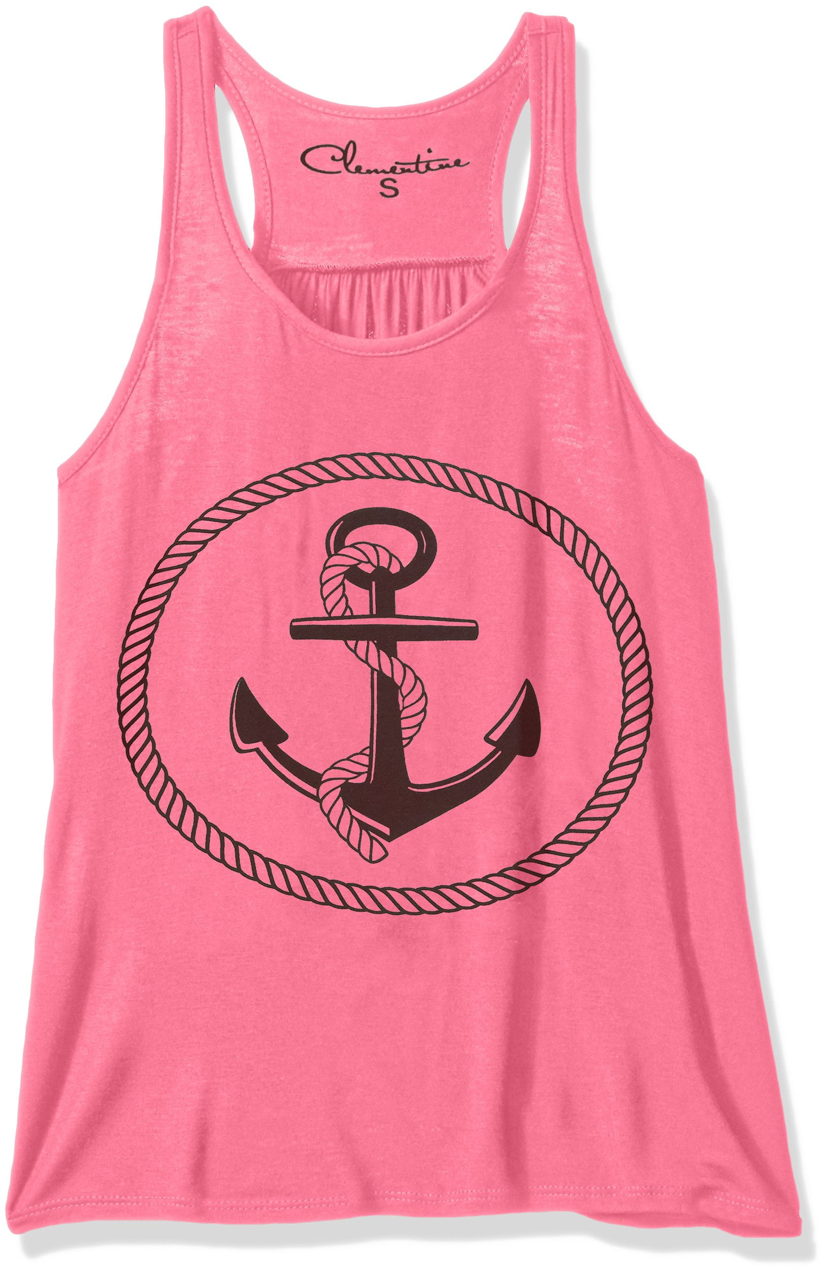 Women's Boat Anchor Printing Flowy Racerback Tank Top - Walmart.com