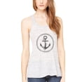 thumbnail image 1 of Women's Boat Anchor Printing Flowy Racerback Tank Top, 1 of 1
