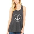 thumbnail image 1 of Women's Boat Anchor Printing Flowy Racerback Tank Top, 1 of 1