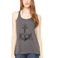 thumbnail image 1 of Women's Boat Anchor with Printed Flowy Racerback Tank Top, 1 of 1