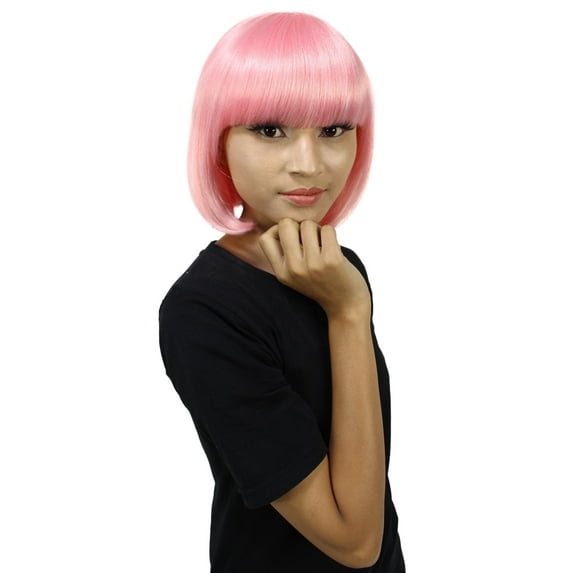 Women's Bob Wig | Cosplay Party Halloween Wig | Multiple Color Options | Premium Breathable Capless Cap