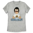 thumbnail image 1 of Women's Bob's Burgers Genedad Portrait  Graphic Tee Athletic Heather X Large, 1 of 3