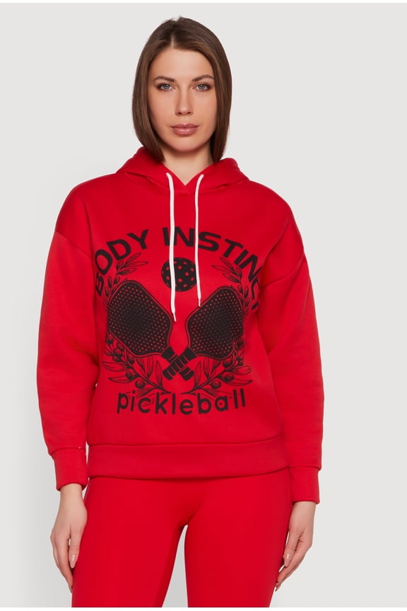 Women's Body Instinct Pickleball Graphic Pullover Hoodie