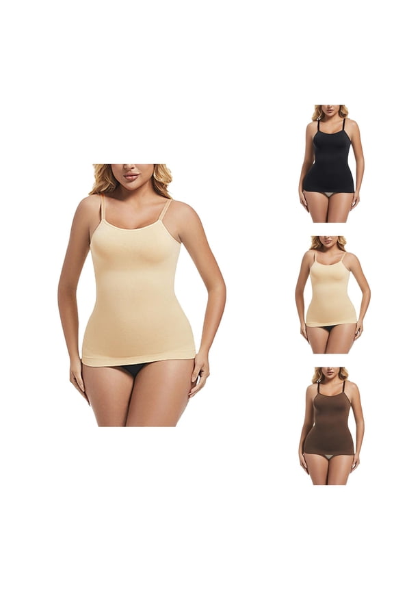 Women's Body Shaper Tummy Control Shapewear Seamless Camisole Compression Tank Tops