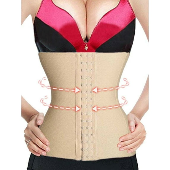 DODOING Women's Shapewear Fat Burner Body Shaper Ultra Firm Control Waist Cincher Brief Shapewear Underbust Corset