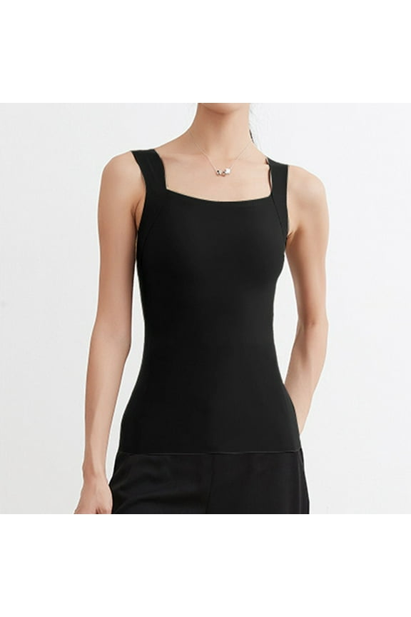 Women's Body Shaping Vest Seamless Square Neck Compression Top Body Shaping Warm Vest Women Thermal Tops plus Size Womens Long Thermal Tops Ski Underwear Thermal Men Long Sleeve Thermal Men Climate