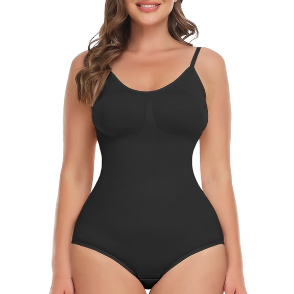 Women's Bodysuits Sexy Sleeveless Tummy Control Tops Adjustable Spaghetti Strip Shapewear Bodysuits