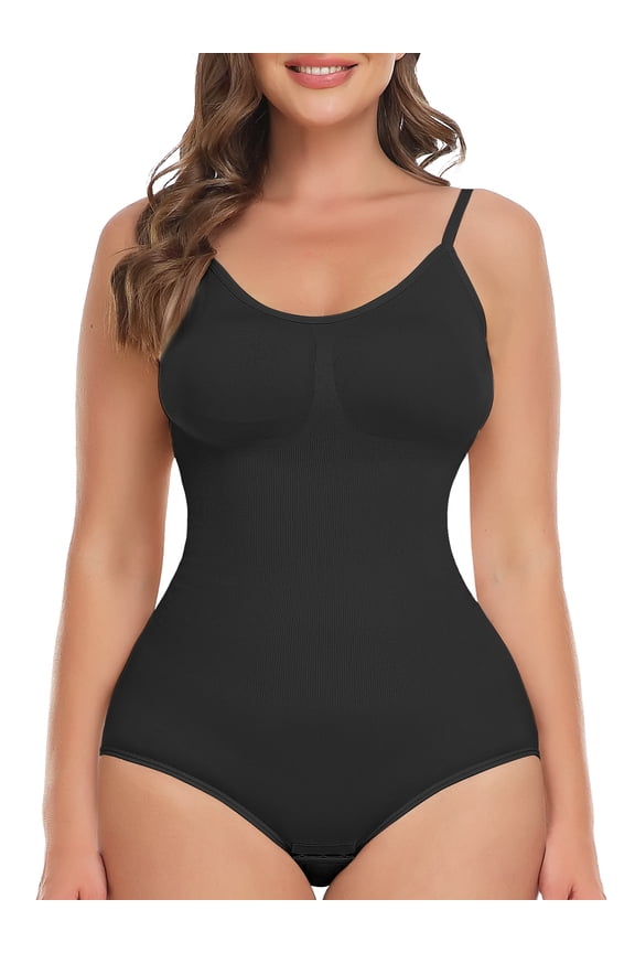 Women's Bodysuits Sexy Sleeveless Tummy Control Tops Adjustable Spaghetti Strip Shapewear Bodysuits