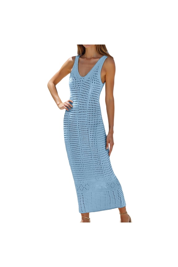 Women's Bohemian Floral Print Beach Cover Up Swimsuit, Loose Casual Resort Wear with Handmade Crochet, Short Front Long Back Design