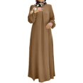 thumbnail image 1 of Women's Bohemian Polka Dot Dress - Long Sleeve, Prayer Clothes, Flattering Design for Various Events, 1 of 4