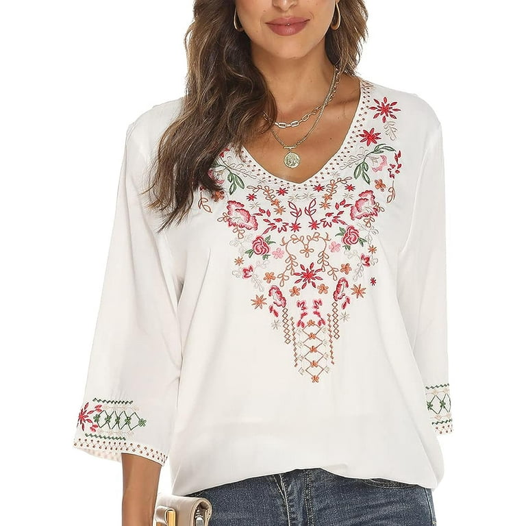 Boho peasant blouse sale