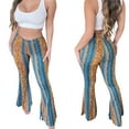 thumbnail image 1 of Women's Boho High Waist Flare Pants Stretch Bell Bottom Yoga Pants Hippie Flared Legging Palazzo Pants Trousers Plus Size S-3XL, 1 of 7